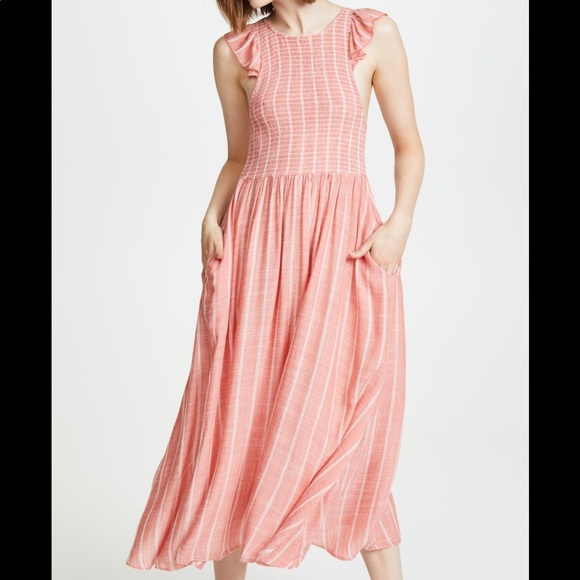 Free People Red Chambray Dress - Picture 6 of 10